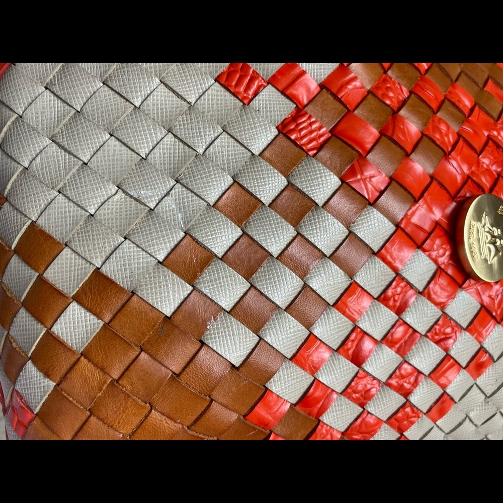 *BRAHMIN (Authentic) Woven Tote